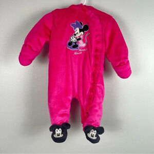 Disney Baby Pink Minnie Mouse Bunting Baby‎ Size 0-3 Months, Super Soft